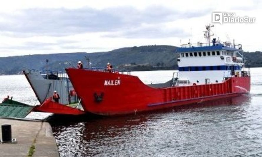 Barcaza Mailén reforzará navegación entre Valdivia y Corral