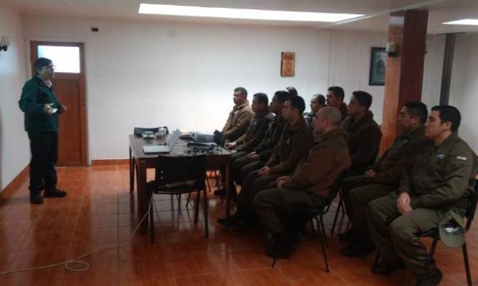 Carabineros de Fuerzas Especiales se capacitaron para fiscalizar y prevenir el abigeato