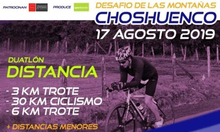 [PANGUIPULLI] Este sábado se correrá tercera versión del Duatlón "Desafío de las montañas"