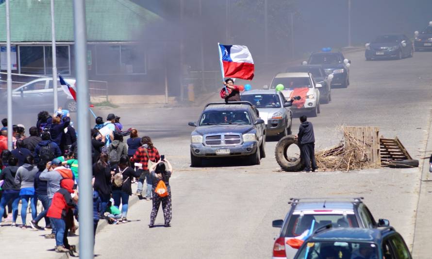 Corral salió a las calles y se hizo presente en paro nacional