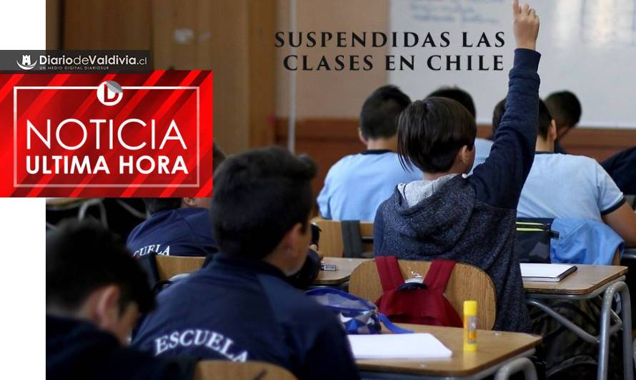 CONFIRMADO: suspendidas clases en jardines y colegios por dos semanas