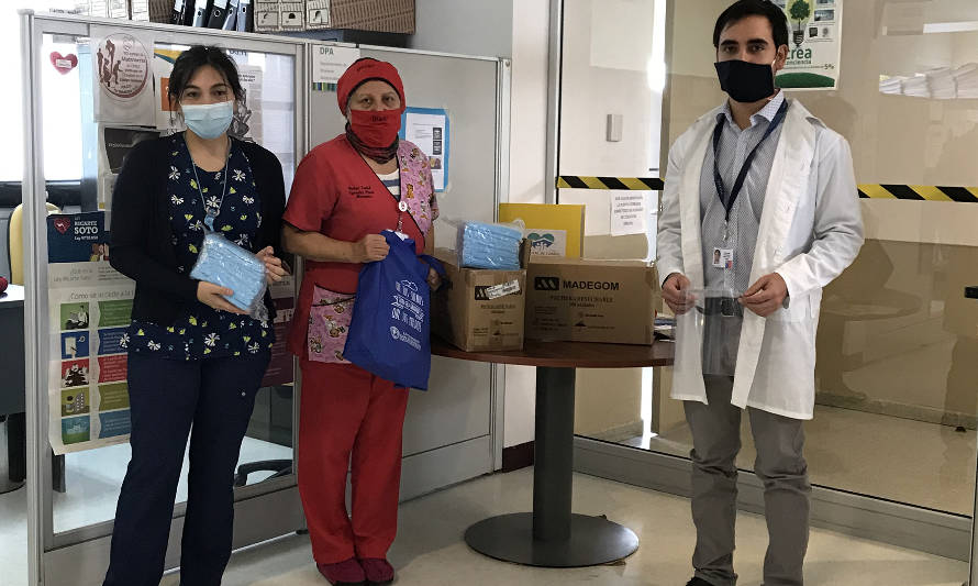 U. San Sebastián donó mascarillas faciales a 10 centros médicos