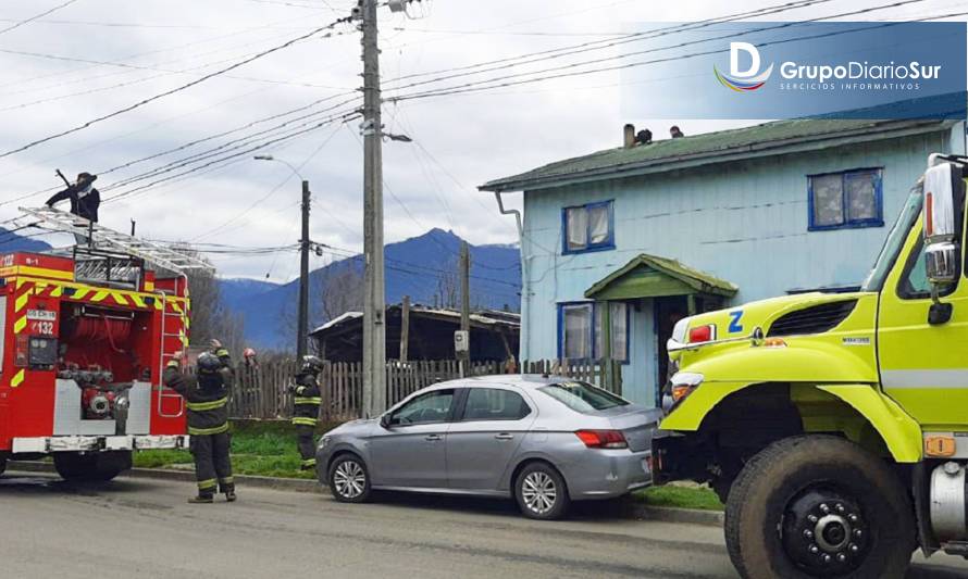 Bomberos de Futrono acudieron a emergencia por inflamación de cañón