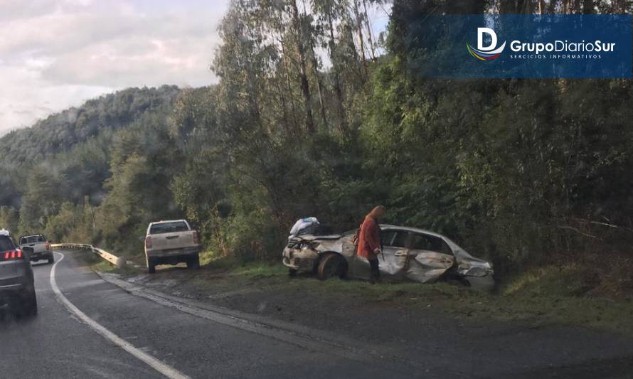 Alarma por nuevo accidente en ruta Valdivia - Paillaco