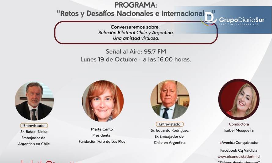 Programa radial entrevistará a Embajador argentino Rafael Bielsa