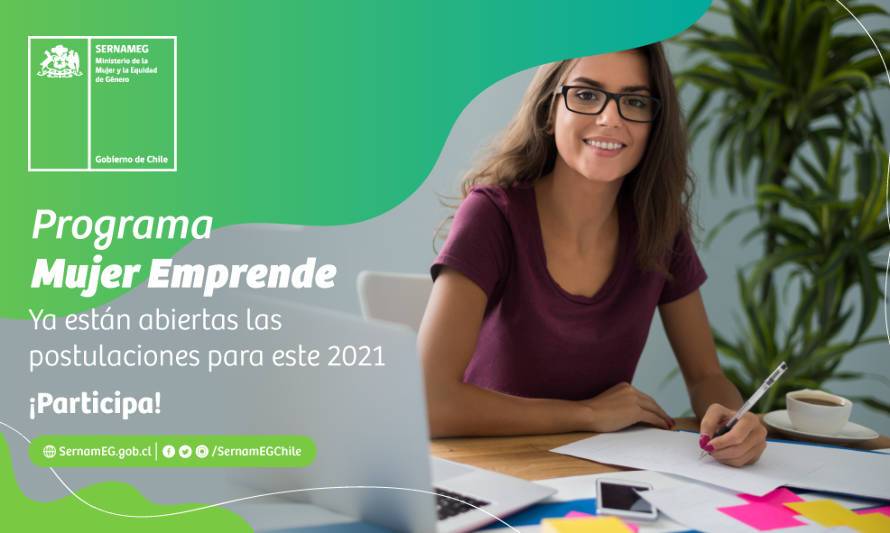 Invitan a emprendedoras de la región a participar en Escuela Mujer Emprende 2021