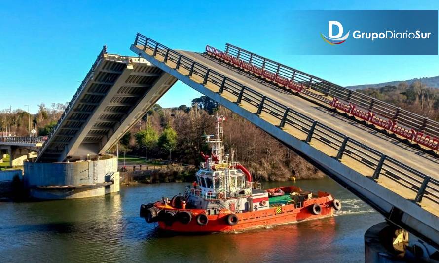 Efectuaron la apertura número 23 del puente Cau Cau