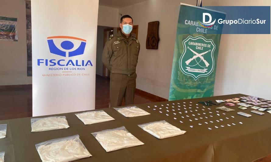 Incautación hecha por Carabineros.