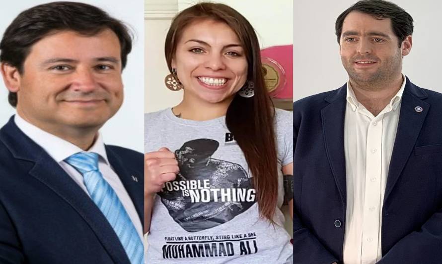 Patricio Rosas, Daniela Asenjo y Leandro Kunstmann.