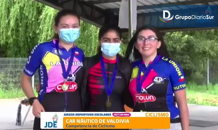 Brilló el ciclismo en la primera jornada de los JDE2021 Los Ríos