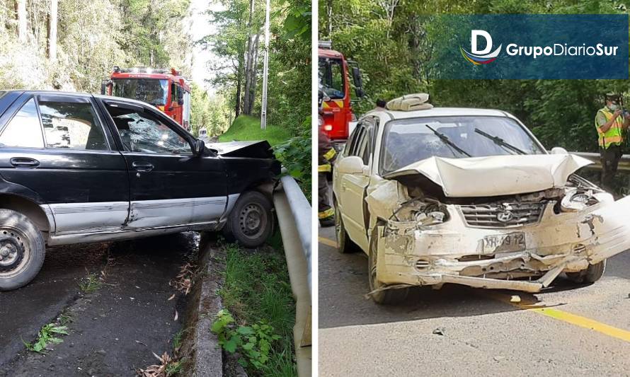 Cuatro lesionados dejó accidente vehicular en Futrono