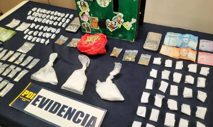 Con 5 detenidos finalizó investigación por tráfico de drogas en una población de Valdivia