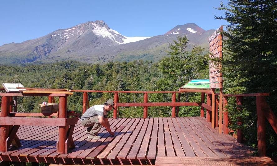 Guardaparques realizan labores de conservación y resguardo en áreas silvestres protegidas de Los Ríos