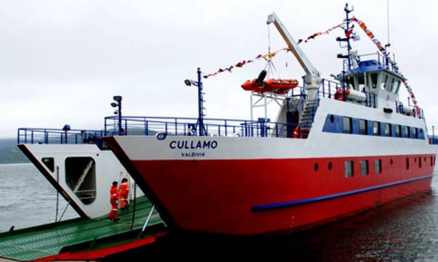 Servicio de barcazas Niebla-Corral anuncia suspensiones por condiciones climáticas