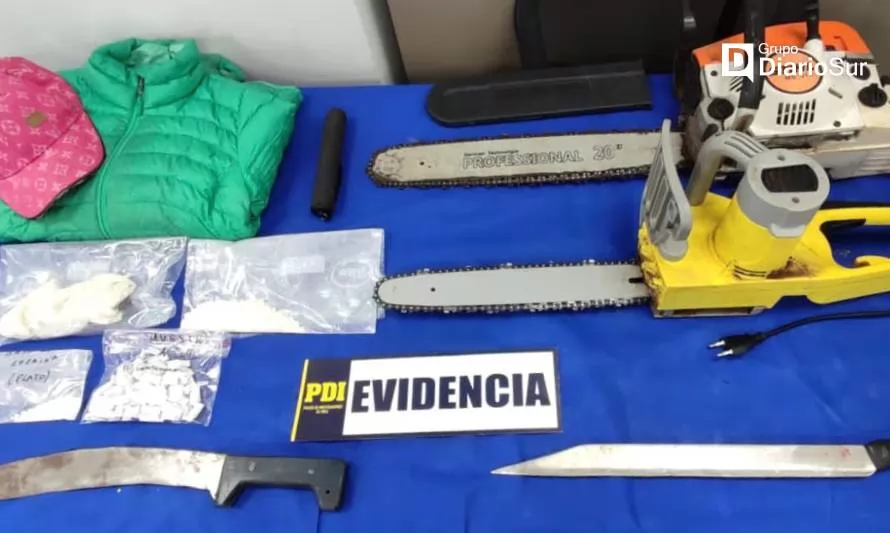 Robo en Valdivia terminó con tres detenidos por diferentes delitos