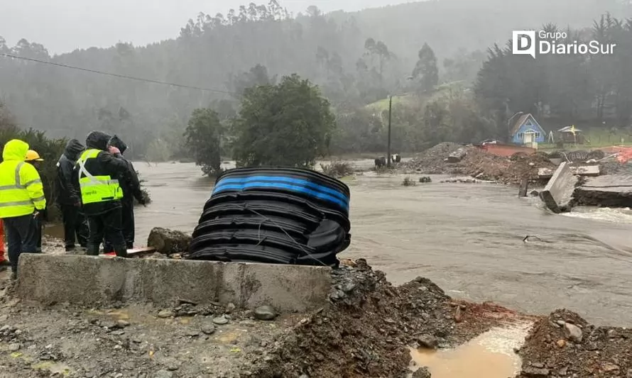 Corral: tres casas inundadas y siete damnificados