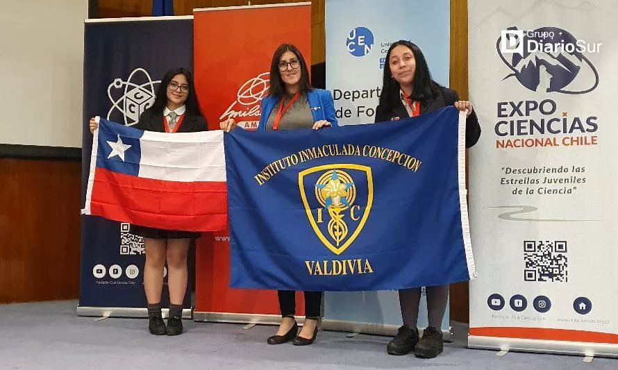 Estudiantes del Instituto Inmaculada Concepción ganaron premio en Expo Ciencias 2022