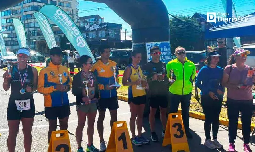 Tessada y Becar fueron los ganadores de la Media Maratón de Valdivia 2023