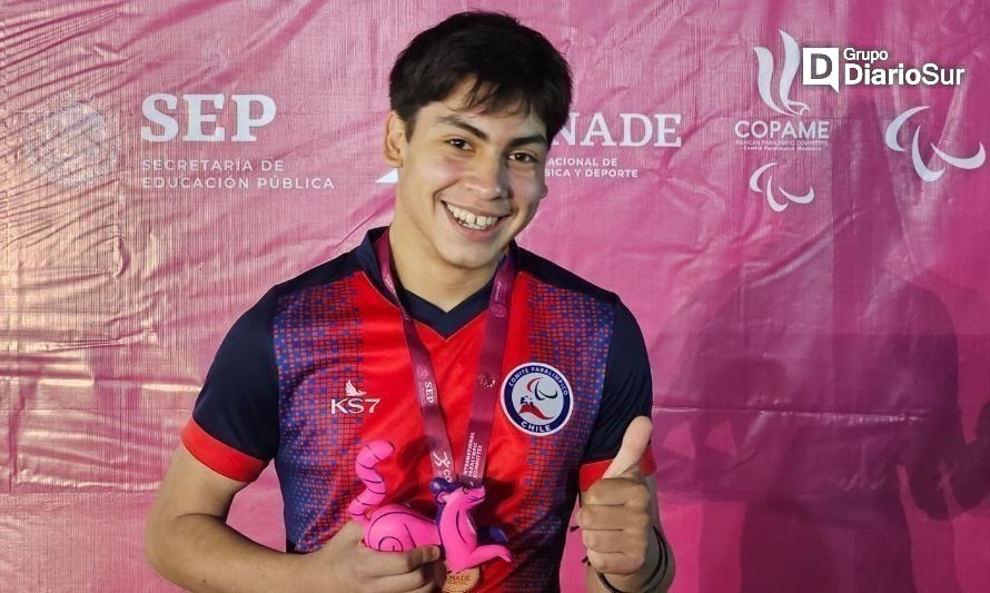 Paciente de Teletón Valdivia logra medalla de bronce en Mundial de Para Atletismo