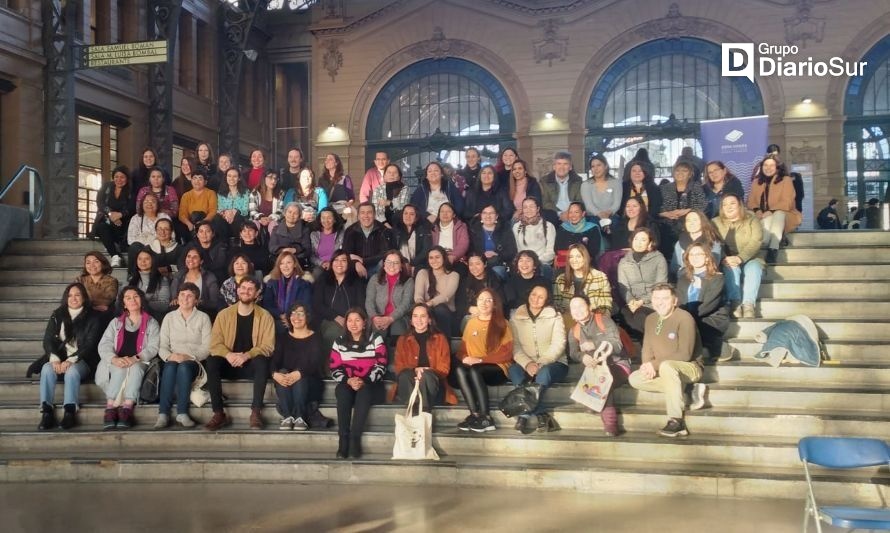 Encargadas de bibliotecas de Los Ríos asistieron a un encuentro en Santiago