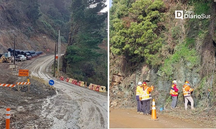 MOP continúa obras en ruta Valdivia – Corral