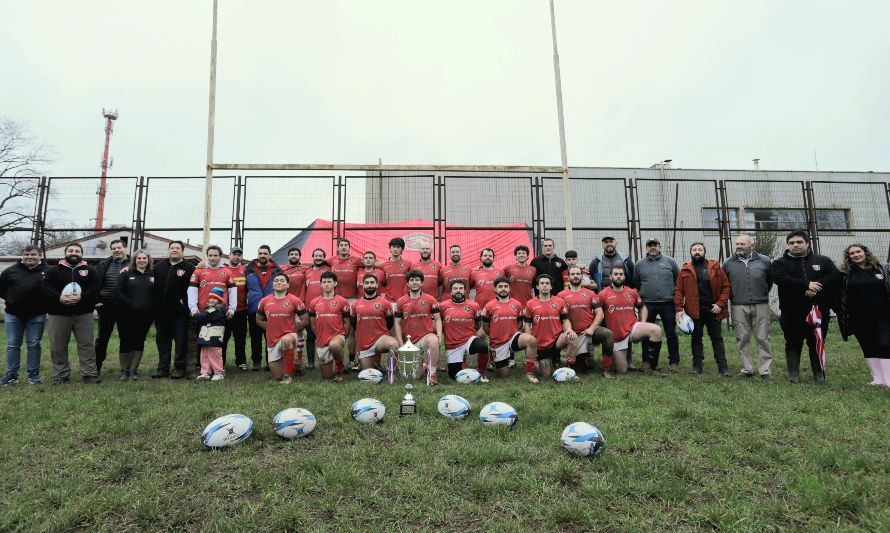 Rugbistas valdivianos son campeones del sur de Chile