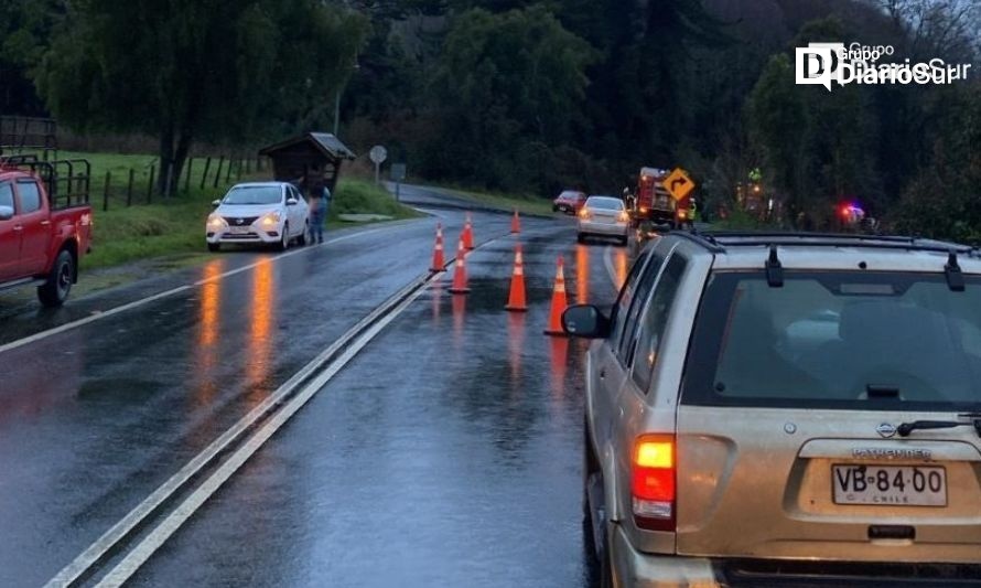 Volcamiento de vehículo en ruta Paillaco-Itropulli dejó un lesionado 