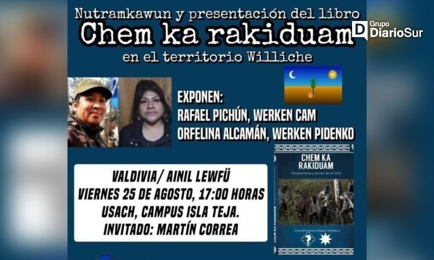 UACh desmiente que polémica presentación de libro se realice en sus dependencias