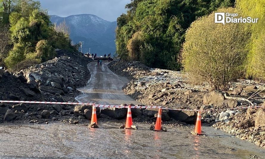 Ruta Futrono - Llifén se mantiene cerrada pese a despeje parcial