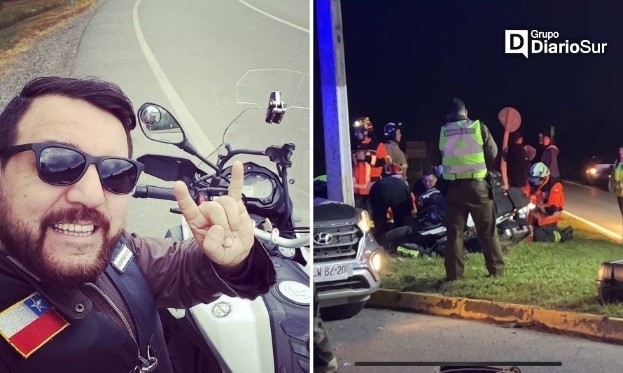 Confirman identidad de motociclista fallecido en accidente en Mariquina