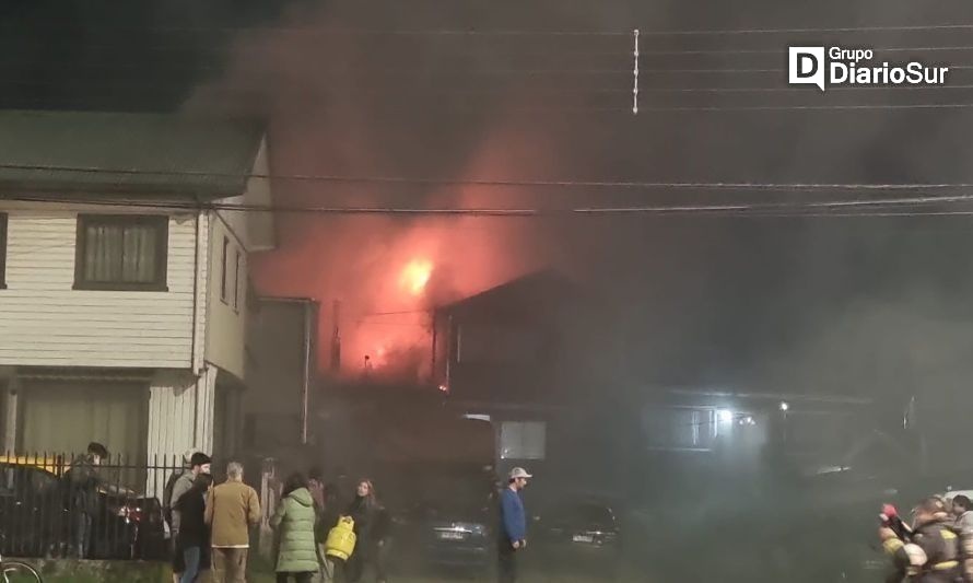 Nuevo incendio se produce en Valdivia