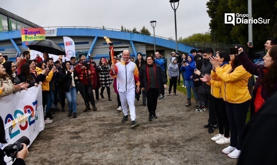 Entérate del recorrido que hará este martes la antorcha de los Panamericanos por Valdivia