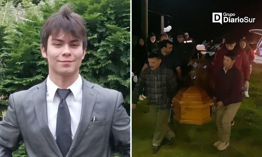 Joven estudiante paillaquino fallecido en Valdivia es velado en casa de sus padres