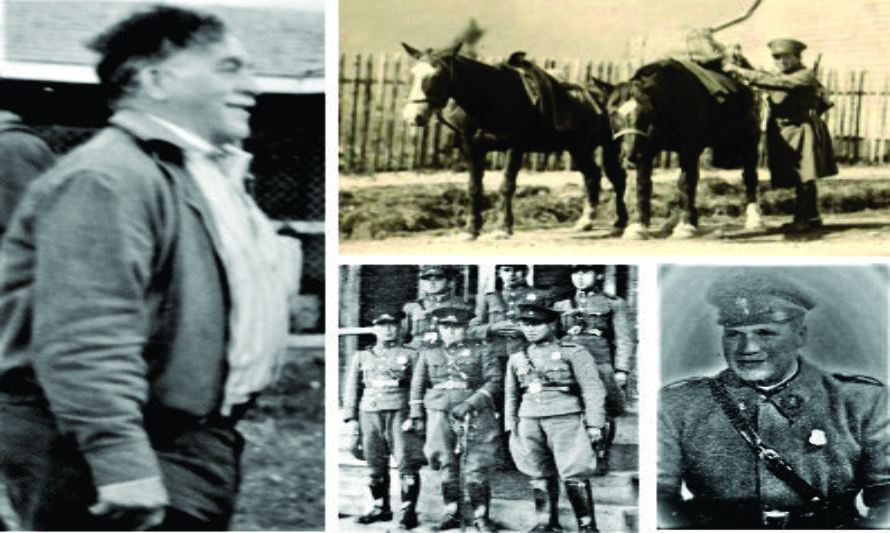 El carabinero Aladín Vásquez; un carabinero comisionado para cubrir una contingencia, el primer contingente llegado a Baquedano y el carabinero Krausse de Coyhaique. (Fotos Grupo NLDA).