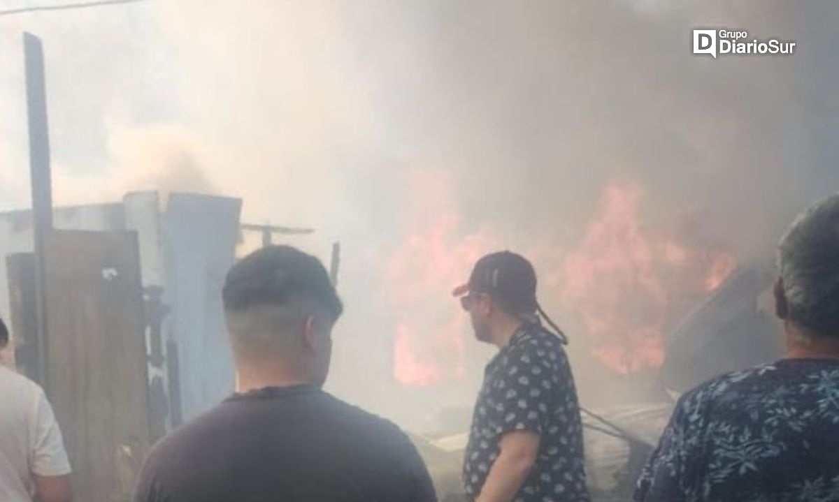 Dos viviendas fueron afectadas por incendio en Las Ánimas