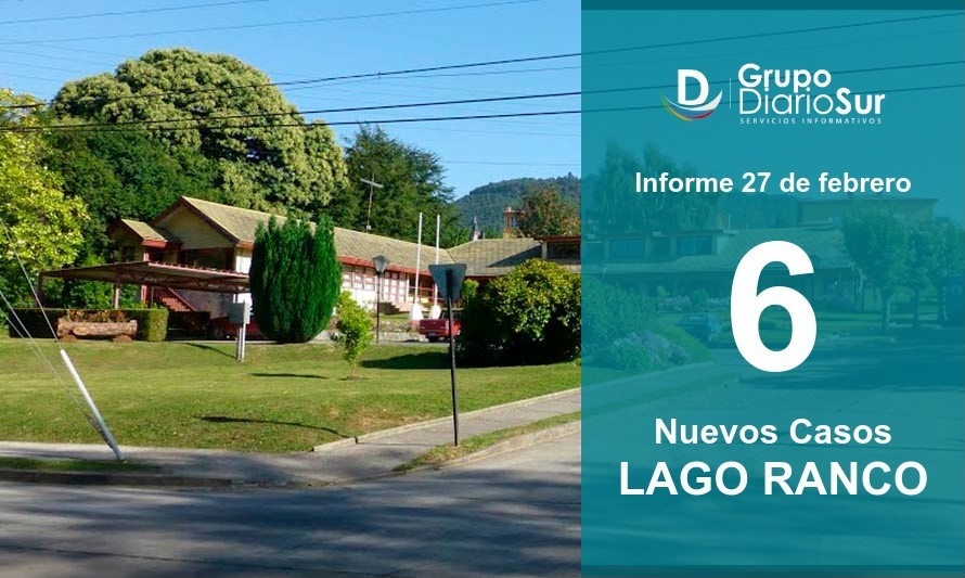 Lago Ranco sube a 26 casos activos