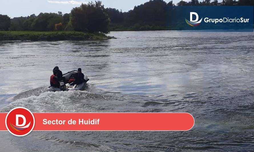 Bomberos Gersa trabajan en búsqueda de cuerpo sin vida en Río San Pedro