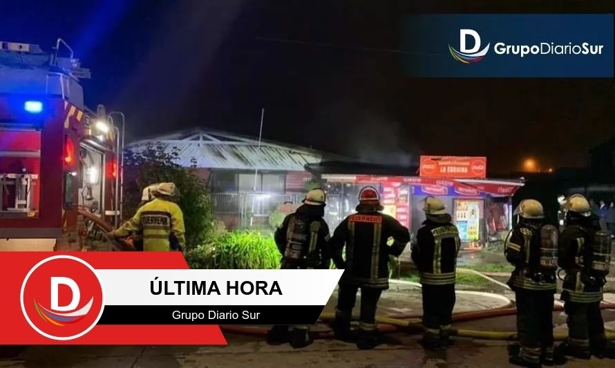 Matrimonio de adultos mayores resulta damnificado tras incendio  en Paillaco