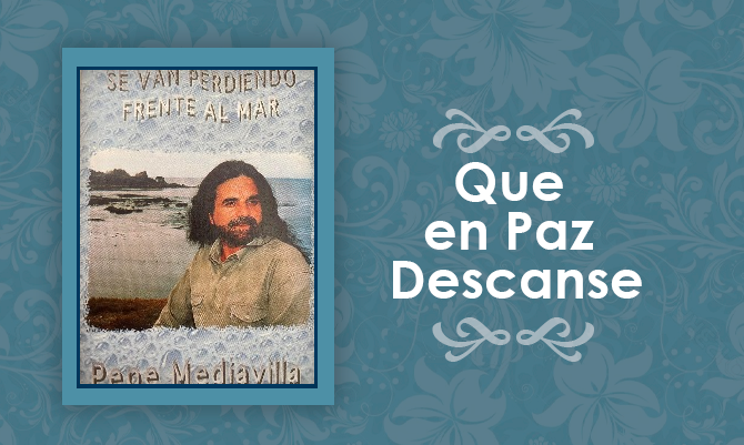 [Defunción] Falleció José Alberto Mediavilla Ríos Q.E.P.D